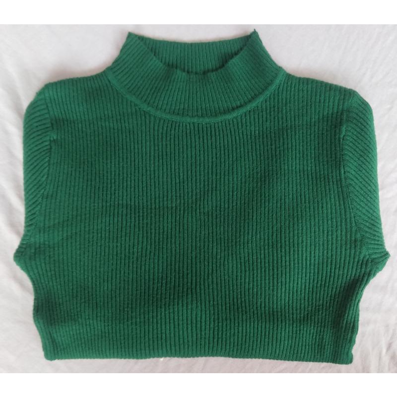 Latest Fall and Winter Half Turtleneck Sweater for Women, Sweet Long-sleeved Sweater for Inner Wear and Outer Wear
