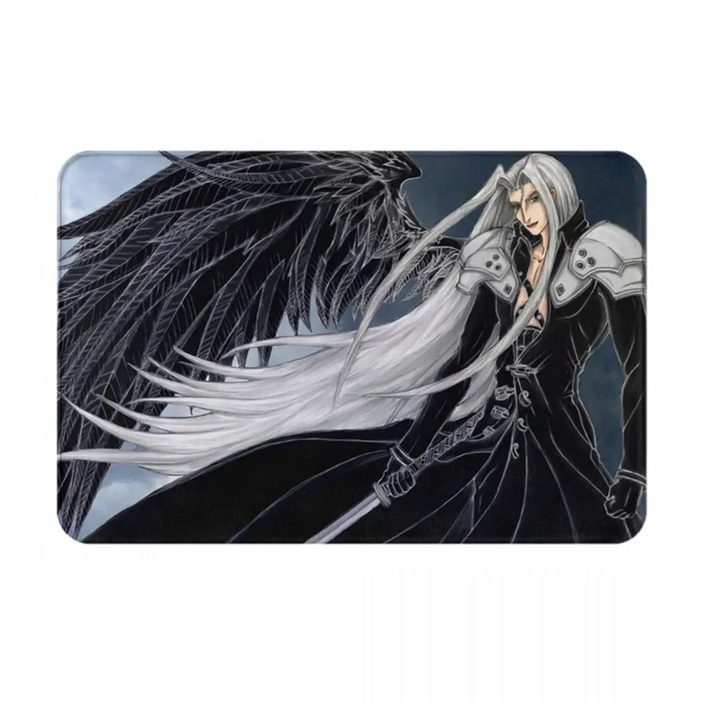 Tidus And Yuna Final Fantasy Doormat Absorbent Mat Carpet Rug Kitchen Entrance Home Floor Mat for Living room Footpad Mats