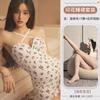 Sexy lingerie small floral contrasting lace splicing low-cut pure desire wind suspender hip skirt