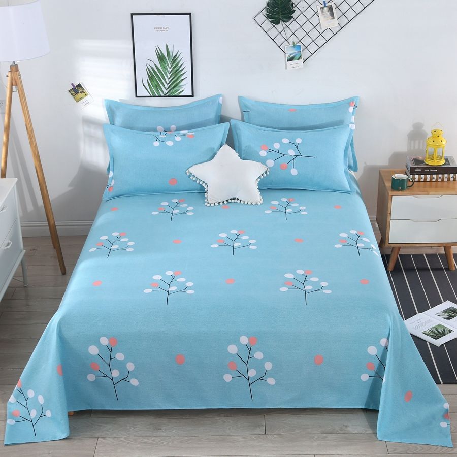 Постельное белье из мягкой ткани с цветочным рисунком для всех сезонов - Доступно в размерах для двуспальной и односпальной кровати