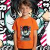 Aot Mikasa Anime Graphic Print Cotton T Shirt for Boys Girls Short Sleeve Kids Casual Soft Breathable Summer Top