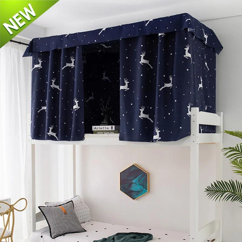 Dormitory Canopy Bed Curtains Blackout Upper Lower Bunk Mosquito Tent Student Bed Mosquito Net for Children Bedroom Home Decor