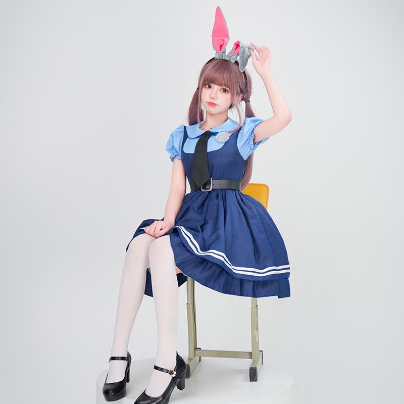 Зверополис Джуди Зайчиха полицейский косплей костюм для взрослых косплей сценический костюм