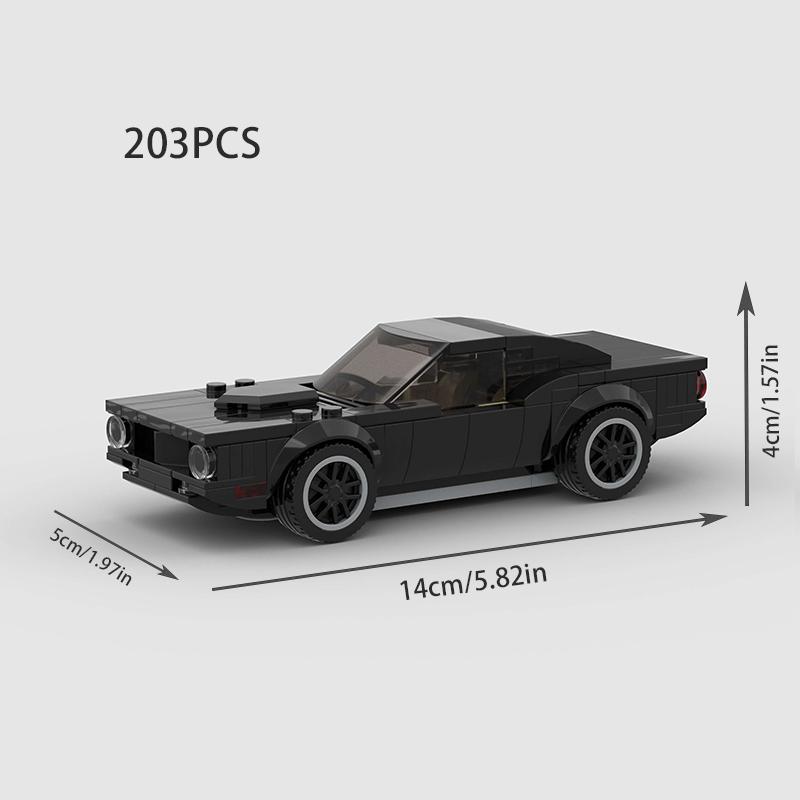 MOC F1 City Speed Sports Champion Racing Car Building Blocks Brick R34 RX-7 Vehicle Supercar Fast & Furious MK4 Supra Kids Toys