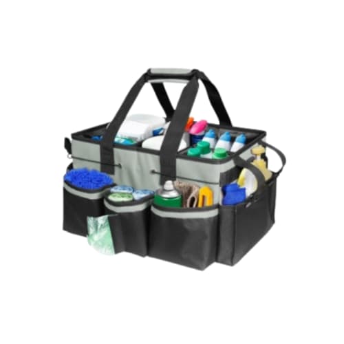 Tool Work Bag, Car Wash Tool, Cleaning Supplies Storage Pouch, Cleaning Organizer, Multi-functional Pockets, White, Functional, Large Capacity, Ideal