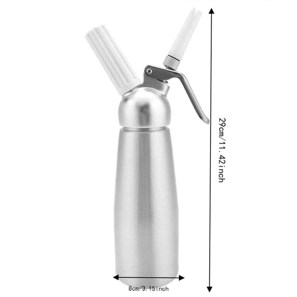 500ml Cream Whipper Plastic Decorating Tips Cream Maker Whipped Cream Dispenser Kitchen