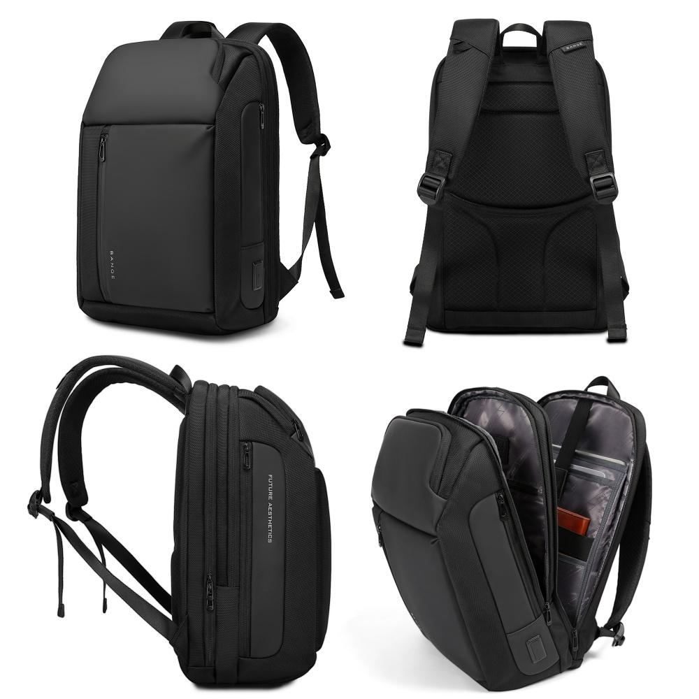 New Fashion Men Business Backpack 15.6 In Laptop Backpack Work Man Bag Unisex Black Travel Male Backpack Mochila Waterproof