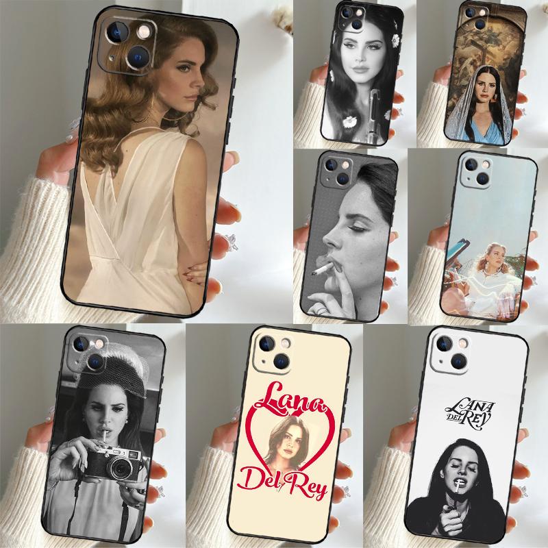 Singer Lana Del Rey Phone Case For Samsung Galaxy S25 Ultra S24 S23 S22 S21 FE S9 S10 S20 Plus S25 FE Soft Cover