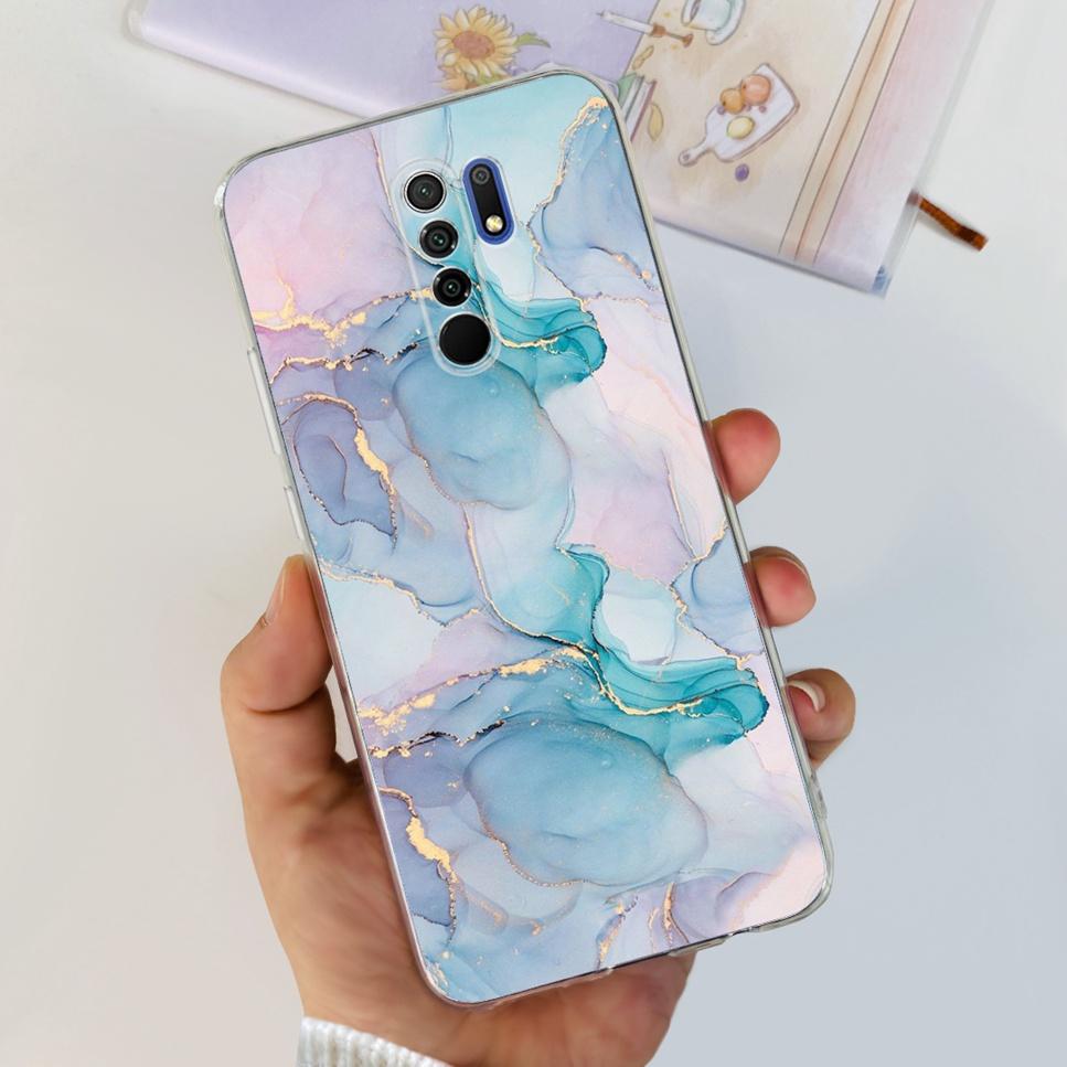 New For Xiaomi Redmi 9 Case Cute Cat Luxury Flower TPU Soft Silicone Clear Cover For Xiaomi Redmi 9 9A 9a 6.53"Bumper Phone Case