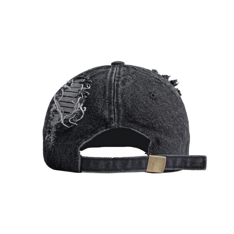 Womens Denim Northwood Cap Baseball Hip Hop Cap Men Denim Hole Solid Dad Hat Hiphop Sun Snapback