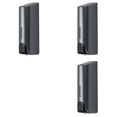 J1UL1N 3X Wall Mounted Manual 300ML Soap Dispenser Hand Gel Dispenser For Bathroom Offices Restaurants Hotel