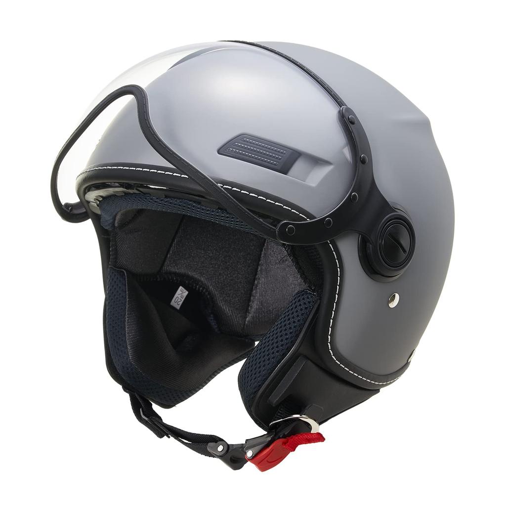 Marushin Industries Мотоциклетный шлем Marushin Jet SAFIT Матовый серый Размер M 4341509 (МАРУШИН) MS-340 (57-58см)