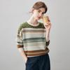 Komonboka 2025 Autumn/Winter Women's Fair Isle Cashmere Sweater
