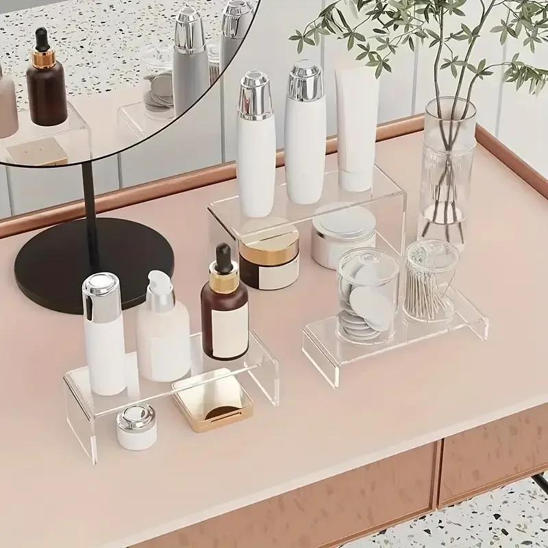 Latest Models 3Pcs Acrylic Display Stand Acrylic U Shape Display Stand Durable Lightweight Cupcake Holder Dessert Display