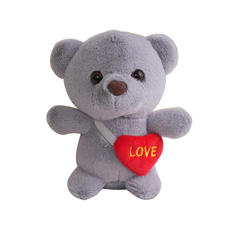 Soft And Cuddly Small Plush Bear Keychain Ideal For Bags Sweet Gift For Loved Ones