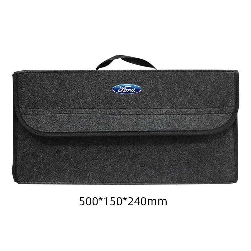 Car Sticker Car Trunk Organizer Large Capacity Folding Storage Bag For Ford Focus Mondeo Kuga Fiesta MK7 Escort Explorer Edge 2