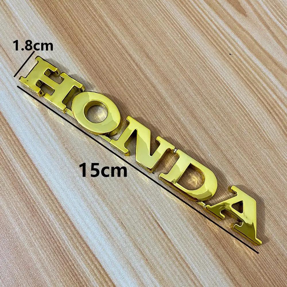 CGPCF1 Suitable for Honda Motorcycle Modification, Electroplating Plastic Car Logo Sticker Car Tail Letter Label Motorcycle Sticker