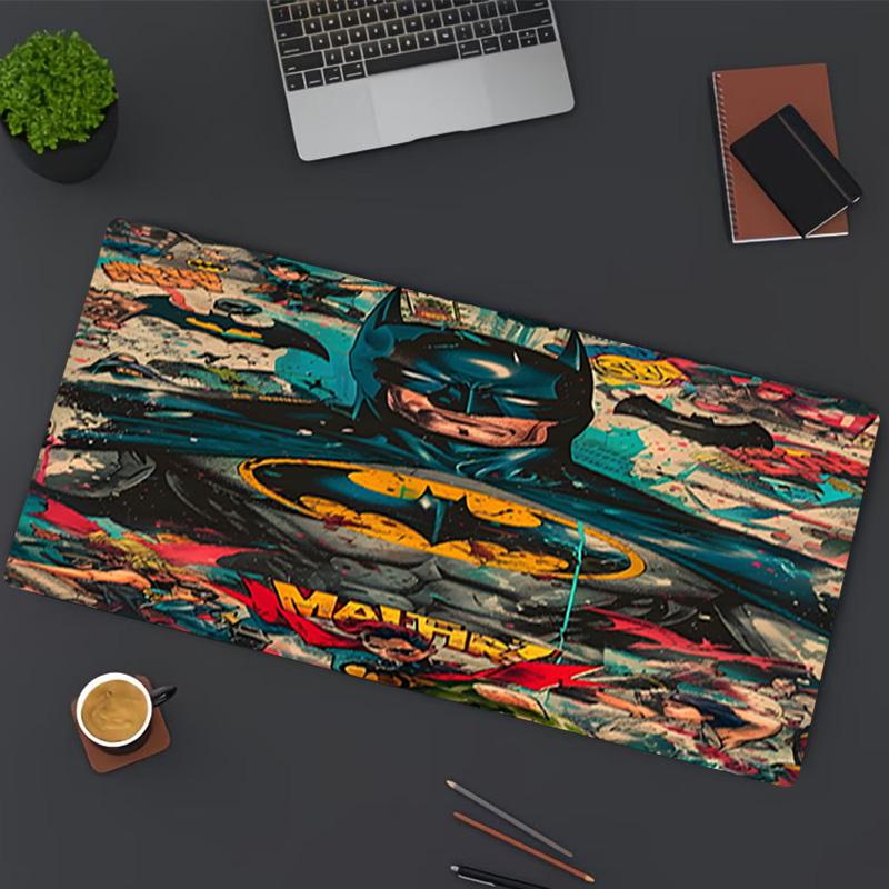 Batman Print Mouse Pad, for Keyboard Pad Laptop PC Mat for Office Home Use, Desk Decor, Perfect Birthday Gift for Gamers