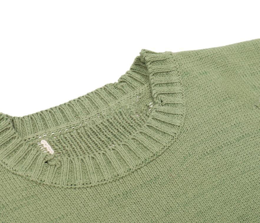 Уличный свитер-пуловер с жаккардовым принтом «Череп» унисекс — длинный рукав в стиле хип-хоп