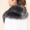 Роскошный декоративный женский воротник-ошейник, воротник из искусственного меха лисы, шарфы из искусственного меха