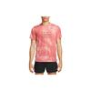 Dri-FIT Run Division Rise 365 Tie-Dye Letter Quick-Drying Running Short-Sleeve T-Shirt Men Tops Clay-Grey FB6880-655