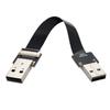 Chenyang USB Плоский USB Male-Male Кабель-лента для передачи данных и зарядки Гибкий удлинительный кабель 2.0 Кабель, 2.0 Адаптер, 1.0M
