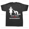 Under New Management Graphic Groom Bachelor Party T Shirts Streetwear Short Sleeve Casual Fashion Loose T-shirt Hip Hop Men Tees