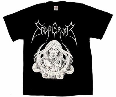 Футболка унисекс Emperor Wrath Of The Tyrant Black Metal Into Infinity Thoughts Priestess