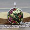Fashion Hummingbird Necklace Pendant Jewelry Hummingbird Sunflower Butterfly Silver Pendant Chain