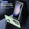 For Samsung Galaxy S23 Ultra Magnetic Case Kickstand PC Phone Cover