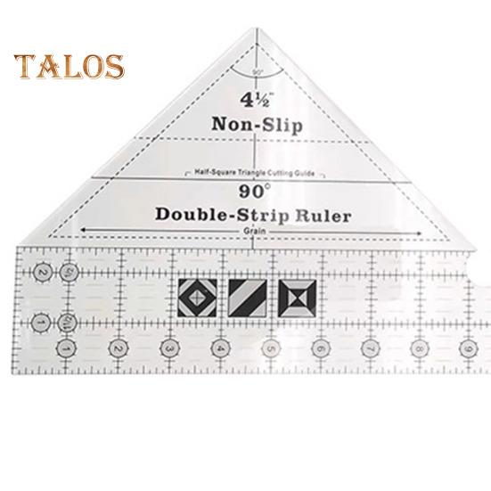 Линейка для квилтинга 60/90 градусов, шаблон линейки для лоскутного шитья, руководство по трафарету, проекты для самостоятельного шитья, раскрой ткани, линейка для дизайна одежды