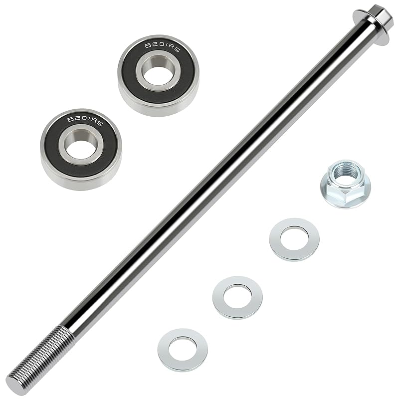 12 мм 270 мм Болт с гайкой задней оси мини-байка с колесными подшипниками 6201RS Замена для Coleman CT100U Мини-байк 97 куб.см 100 куб.см 2,5 3,0 л.с. Powersports