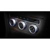 Silver Anodized Aluminum AC Climate Control Ring Knob Covers For VW MK7 Golf GTI