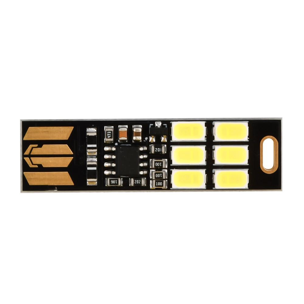 5/10/20 шт. Мини 5730 USB 6 светодиодов 5 В Сенсорный датчик Регулируемая ночная лампа для Power Bank Компьютера Ноутбука Настольная лампа для чтения