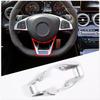 Нижняя накладка рулевого колеса для Mercedes Benz A B C E-класса W177 W247 W213 W205 CLA GLB AMG 2015-2018 Аксессуары