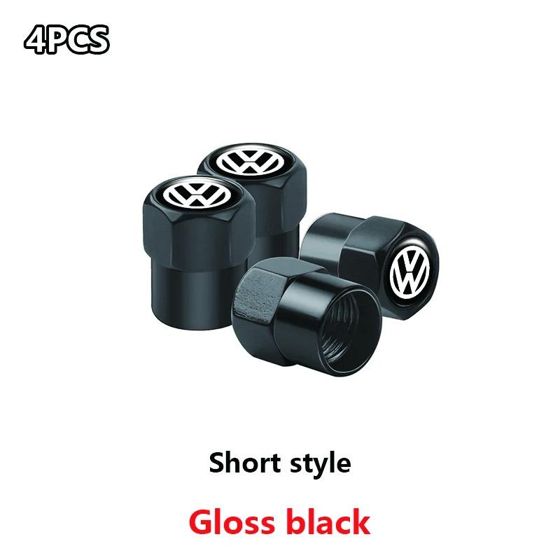 For Volkswagen b44Pcs Meta Alloy Car Tire Valve Stem Air Caps Cover For VW Volkswagen Golf Polo Passat Tiguan Touran Jetta GTI Car Accessories