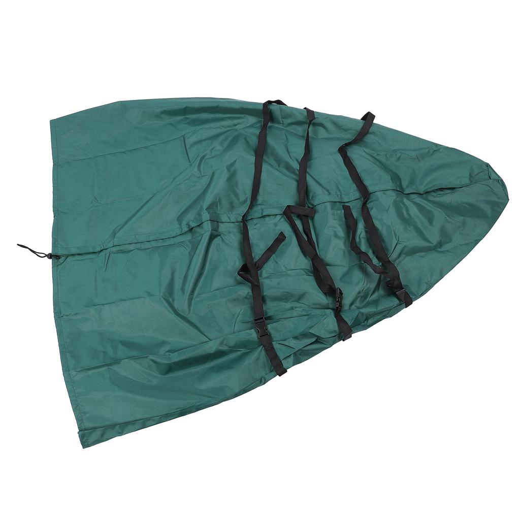 Сумка для хранения рождественской елки Многофункциональная Ветрозащитная Водонепроницаемая Солнцезащитная ткань 420D Для улицы Вертикальная Искусственная Елка Пыль