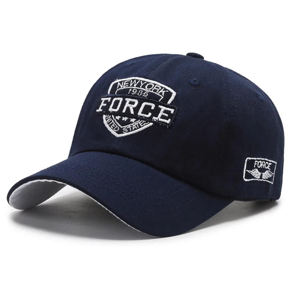 New Embroidered Shield Baseball Hat Men And Women Spring And Summer Outdoor Sun Protection Baseball Cap