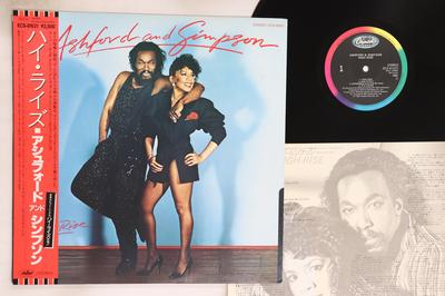 Виниловая пластинка ASHFORD SIMPSON Highrise ECS81621 CAPITOL 1983 Япония Obi SoulFunk Б/у