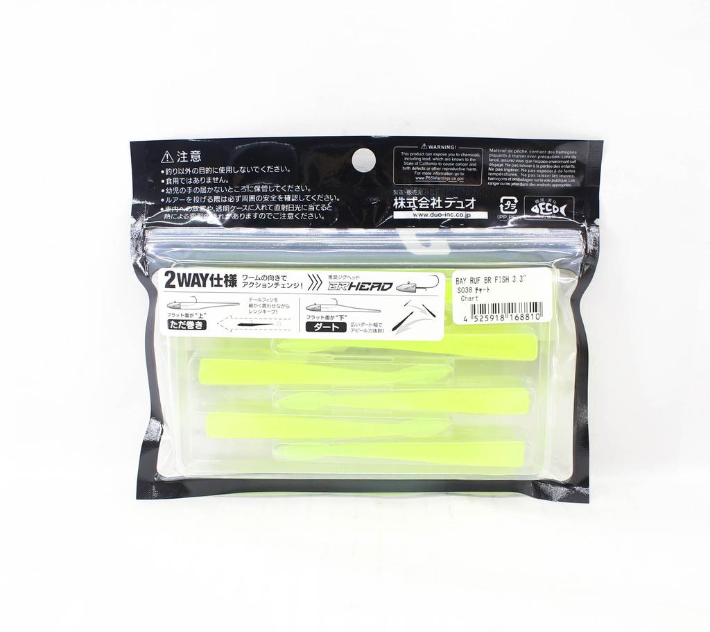 DUO Мягкая приманка Bay Ruf BR Fish 3,3 дюйма S038 (8810)