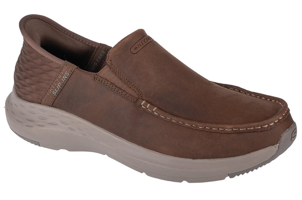 Skechers Slip-Ins Parson - Oswin, мужские коричневые полуботинки