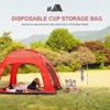 Cup Organizer Disposable Paper Cups Paper Cup Holder Hanging Bag Storage Bag Paper Cup Storage Bag