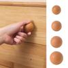 Nordic Wooden Door Handles Round Wardrobe Knob DIY Cupboard Wardrobe Pulls Home Decoration