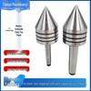Umbrella-Shaped Live Center MT1/2 Size - Quenched & Hardened, Free Shipping for Bulk Orders
