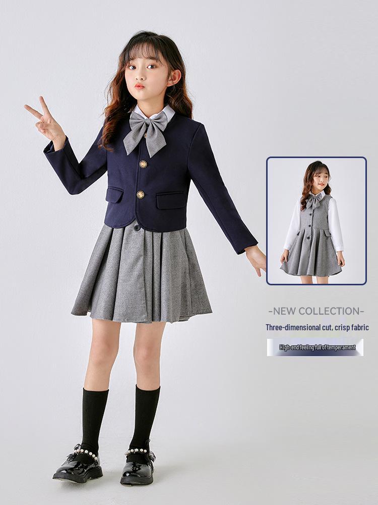 Детская спортивная одежда в британском стиле, школьная форма для детского сада и начальной школы
