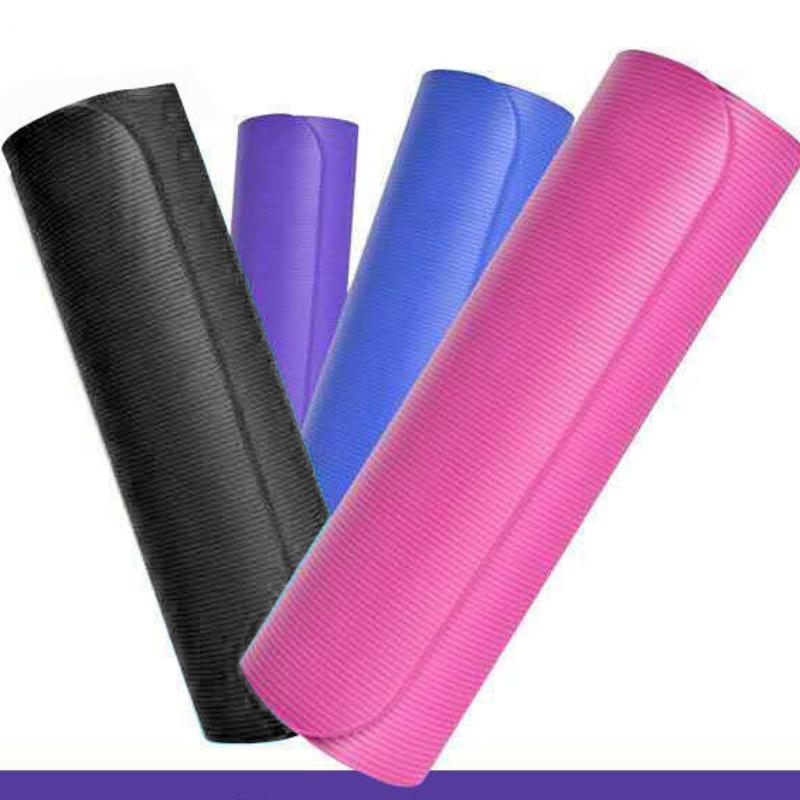 1 шт. коврик для йоги для начинающих, удлиненный и расширенный, более толстый, для женщин и мужчин, для танцев, фитнеса, похудения, коврик для йоги, домашний коврик