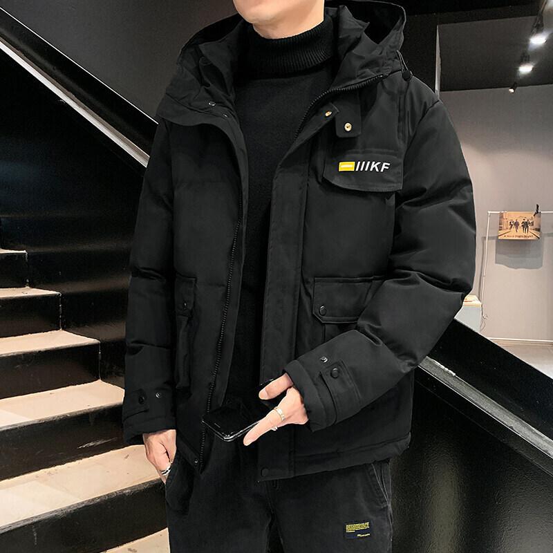 Tooling Cotton-padded Clothes Men's Winter Thickened Trendy Brand Cotton-padded Clothes Jacket Cotton-padded Jacket Winter Clothes Hooded