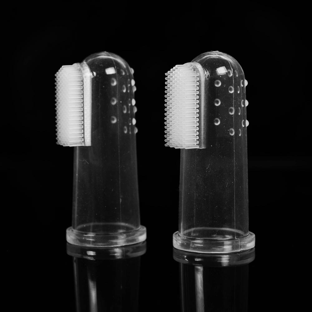 Зубная щетка для собак Teddy Poodle Finger Toothbrush для собак - Устраняет неприятный запах изо рта и зубной камень, Средство для чистки полости рта