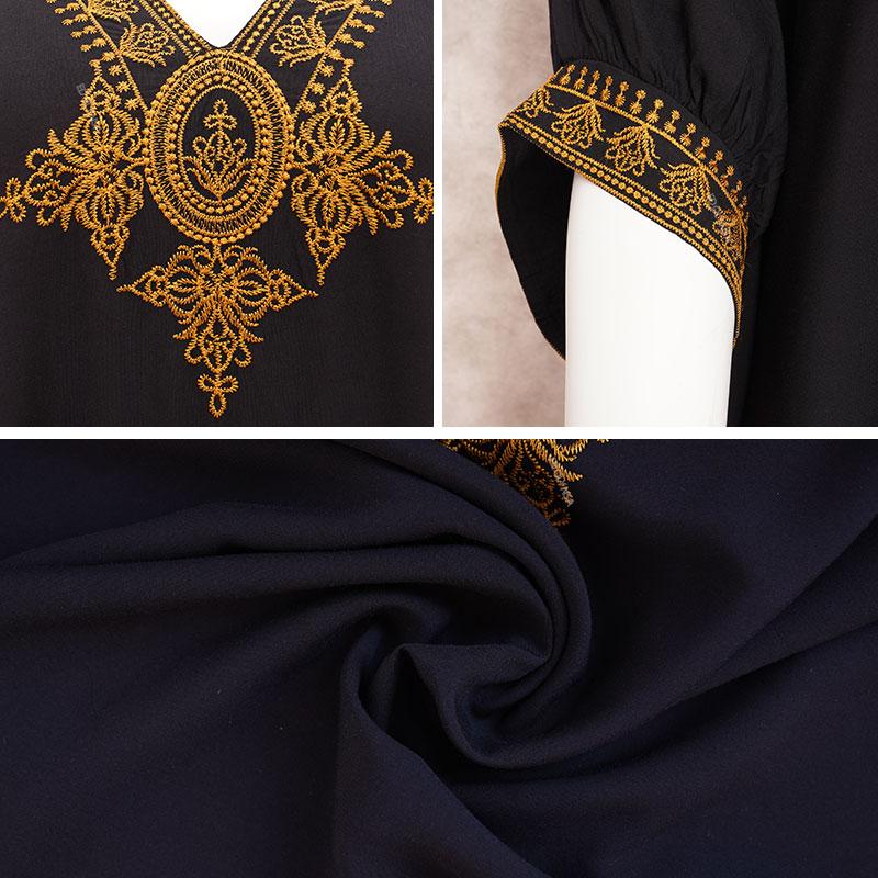 2022 элегантное золотое вышитое кафтан в стиле ретро с v-образным вырезом белое платье больших размеров женская одежда летняя пляжная одежда купальный костюм накидка