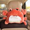Креативная мультяшная плюшевая коробка для салфеток в виде машины - Подвесная или для подлокотника